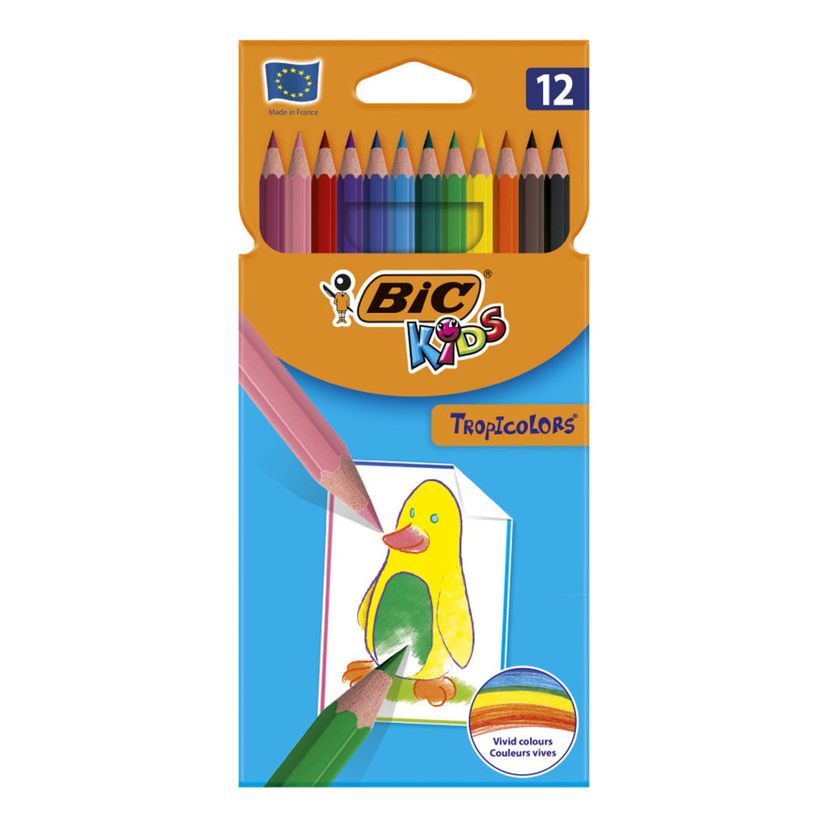 Bic Kids Tropicolors Kredki 12 kolorów