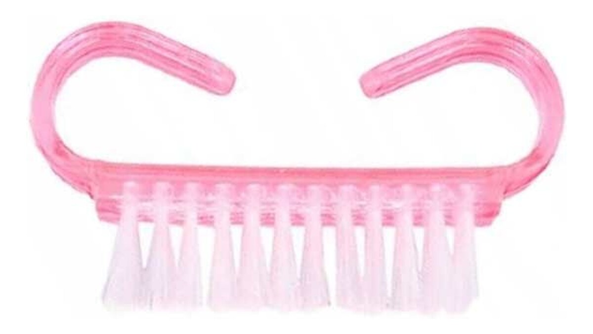 Mini szczoteczka do paznokci różowa