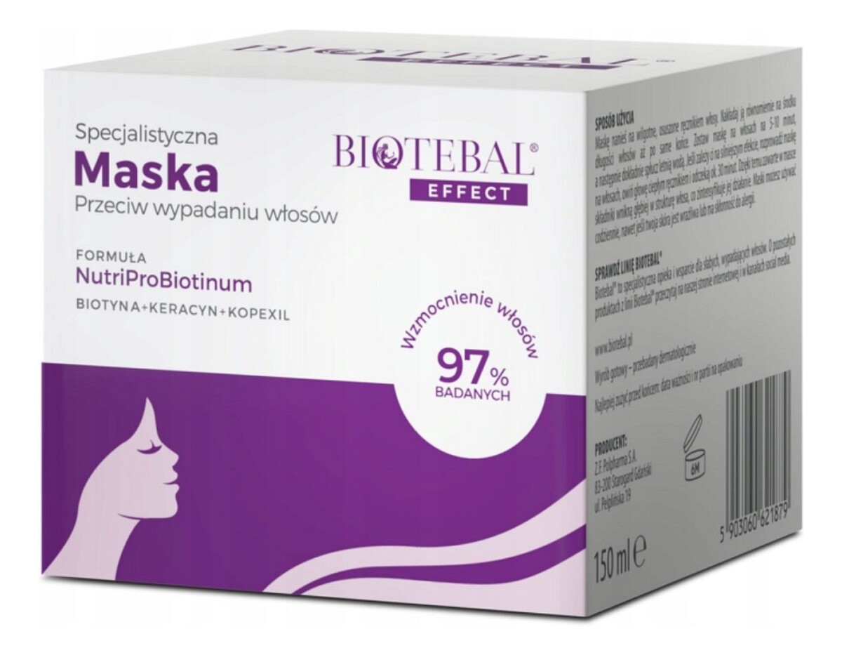 Effect specjalistyczna maska przeciw wypadaniu włosów