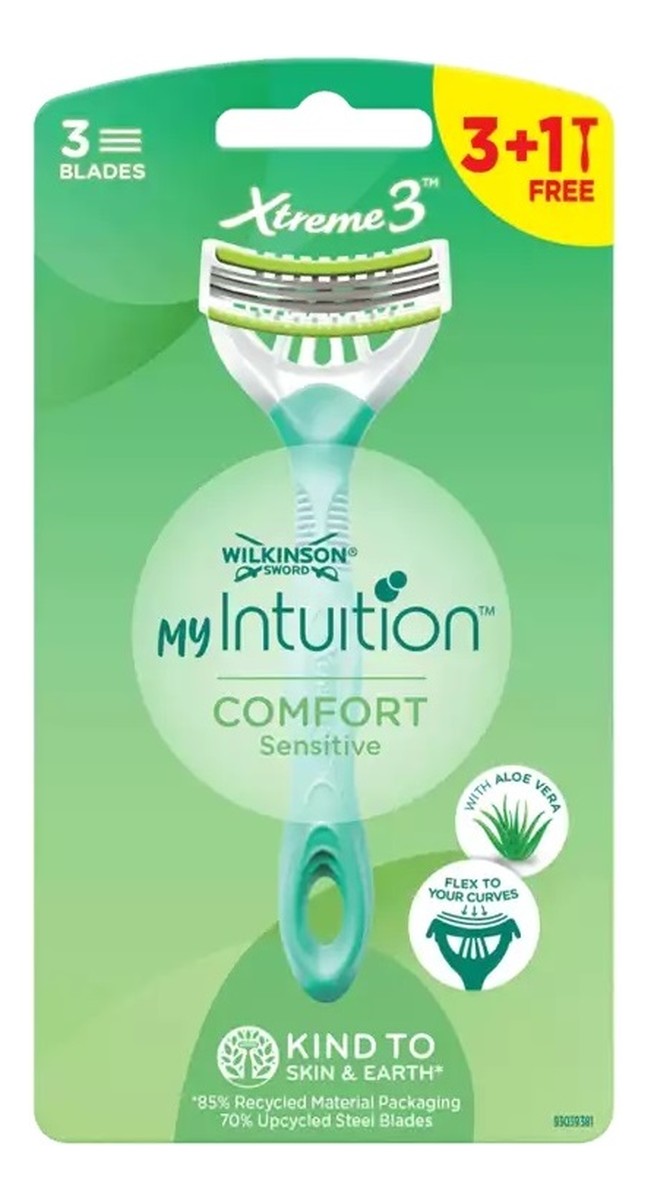 My intuition xtreme3 comfort sensitive jednorazowe maszynki do golenia dla kobiet 4szt