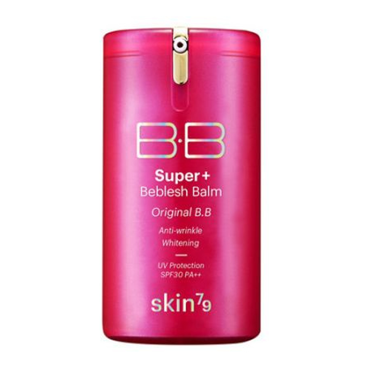 Skin79 Super Beblesh Balm Krem BB Plus 3-funkcyjny SPF30 dla cery przebarwionej tłustej Hot Pink 40g