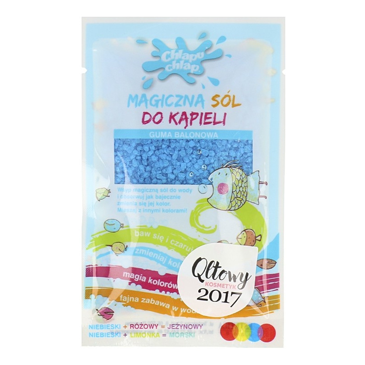 Chlapu Chlap Magiczna Sól Do Kapieli Guma Balonowa 40g