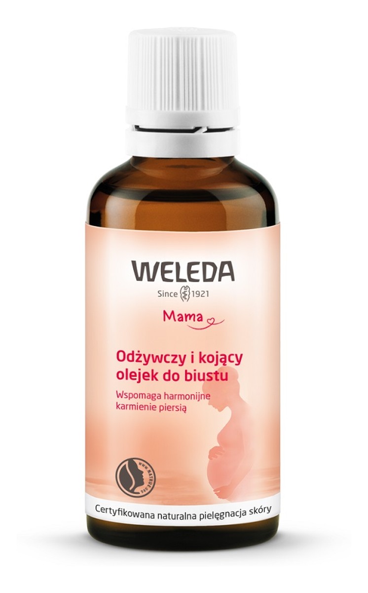 odżywczy i kojący olejek do biustu
