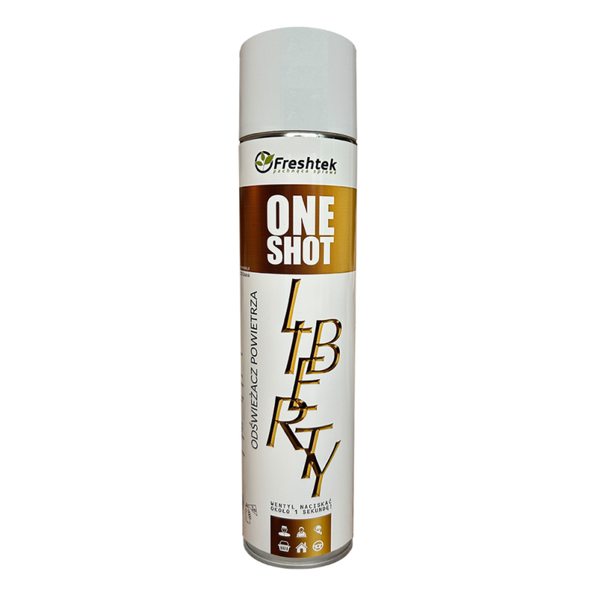 Freshtek One Shot Odświerzacz powietrza Premium Liberty 600ml