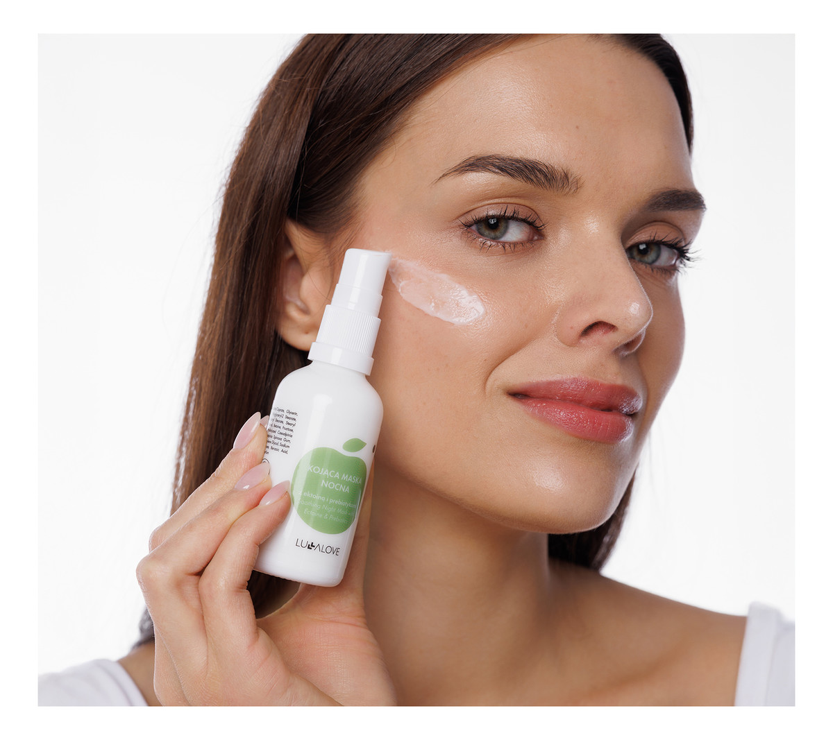 Kojąca maska nocna z ektoiną i prebiotykami