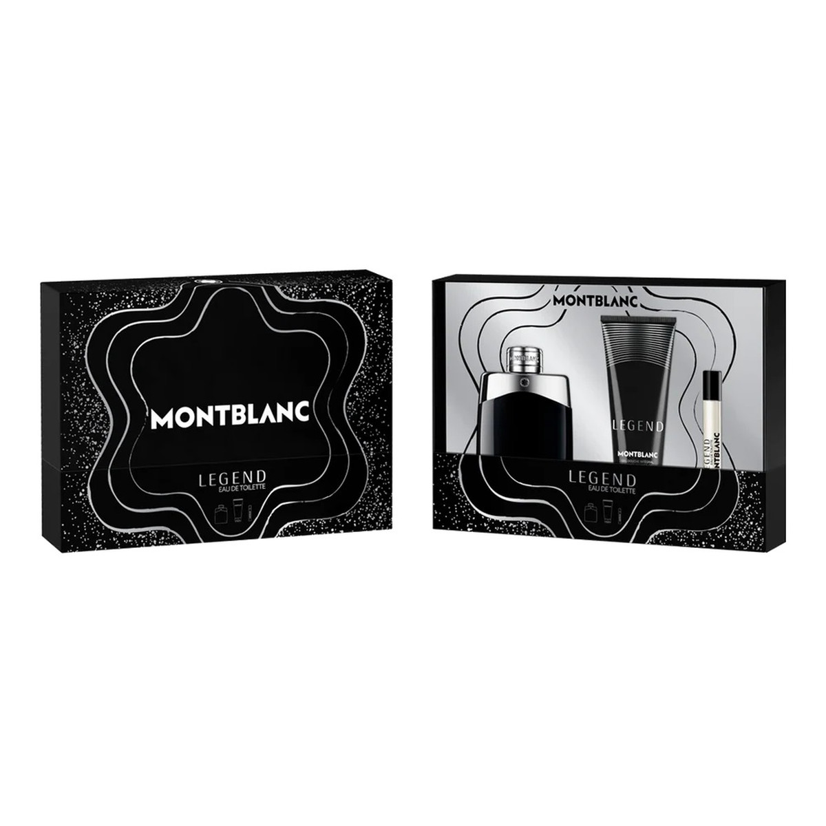Mont Blanc Legend zestaw woda toaletowa spray 100ml + miniatura wody toaletowej 7.5ml + żel pod prysznic 100ml