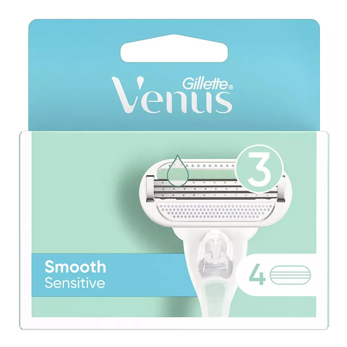 Gillette Venus smooth sensitive wymienne ostrza do maszynki do golenia dla kobiet 4szt
