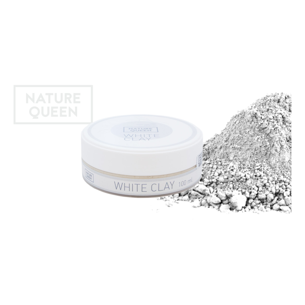 Nature Queen White Clay Glinka Biała 100ml