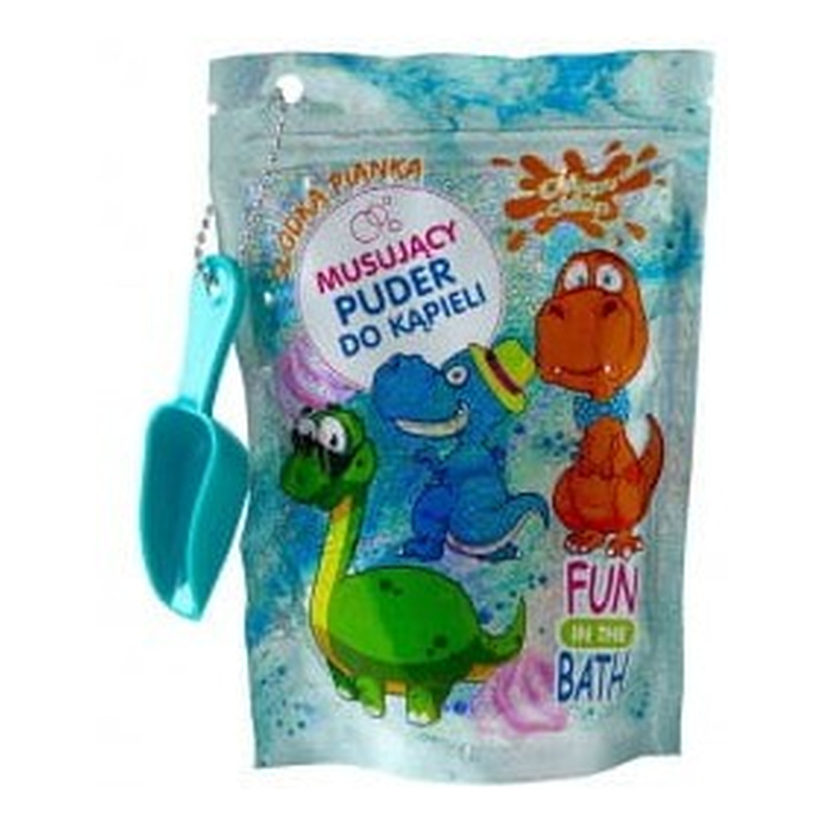 Chlapu Chlap Słodka Pianka Puder do kąpieli zmieniający kolor wody 150g