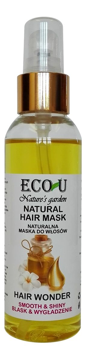 Naturalna Maska Olejowa Do Włosów Blask i Wygładzenie