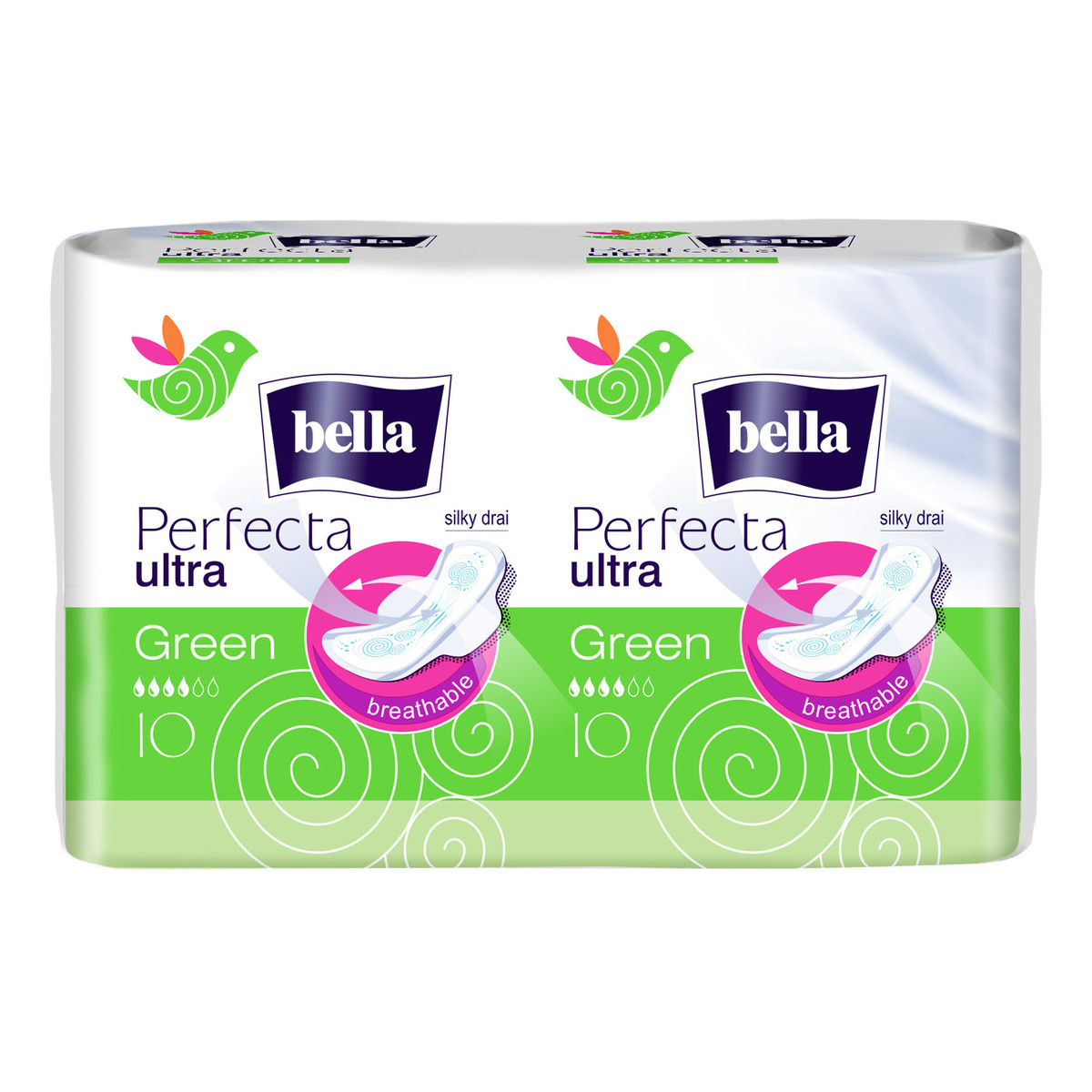 Bella Ultra Green Perfecta Podpaski Higieniczne 10 + 10 Gratis