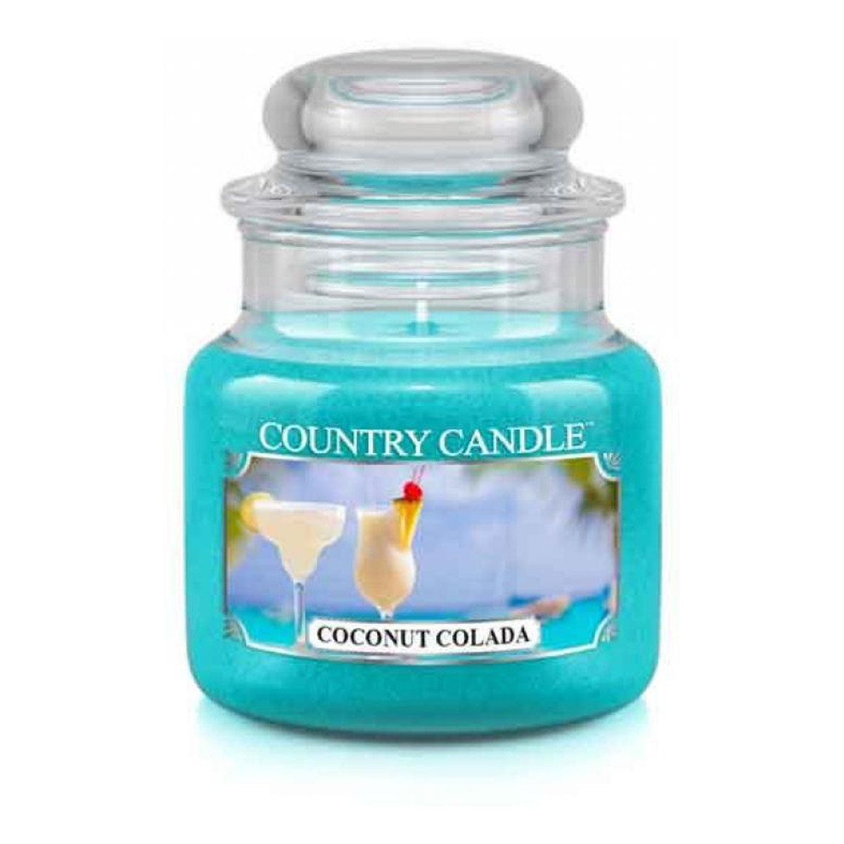 Country Candle Mała świeca zapachowa coconut colada 104g