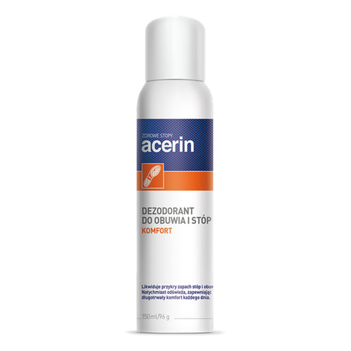 Acerin Zdrowe Stopy Komfort Dezodorant Do Obuwia i Stóp Neutralizuje Zapach 150ml