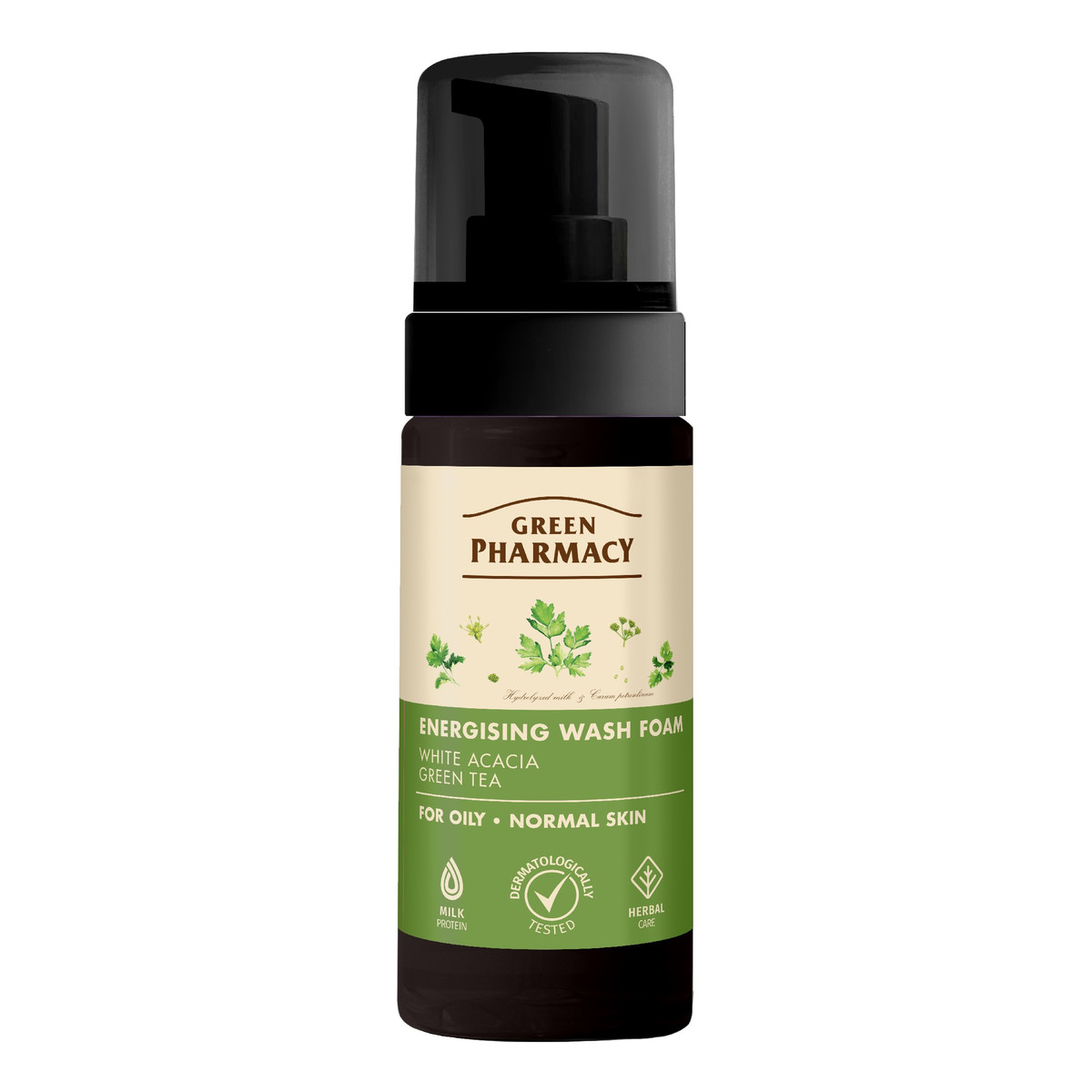 ELFA PHARM Green pharmacy pianka energetyczna do mycia skóry tłustej i normalnej 150ml
