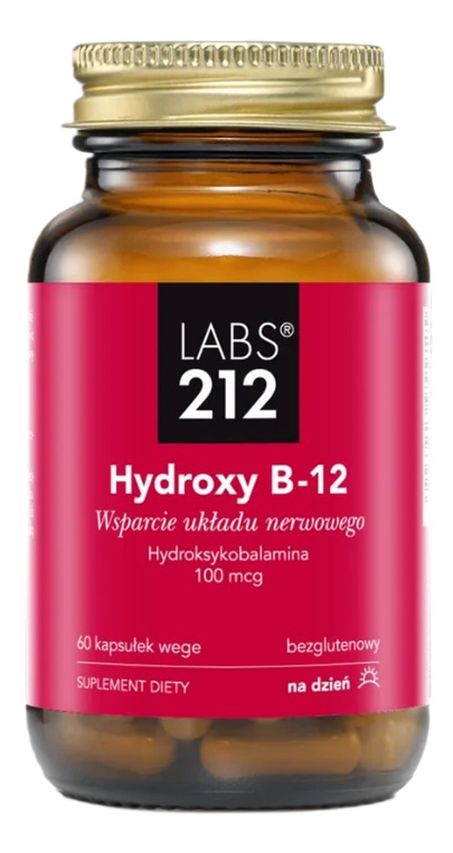 Witamina B12 Hydroksykobalamina 100 µg 60 kaps.