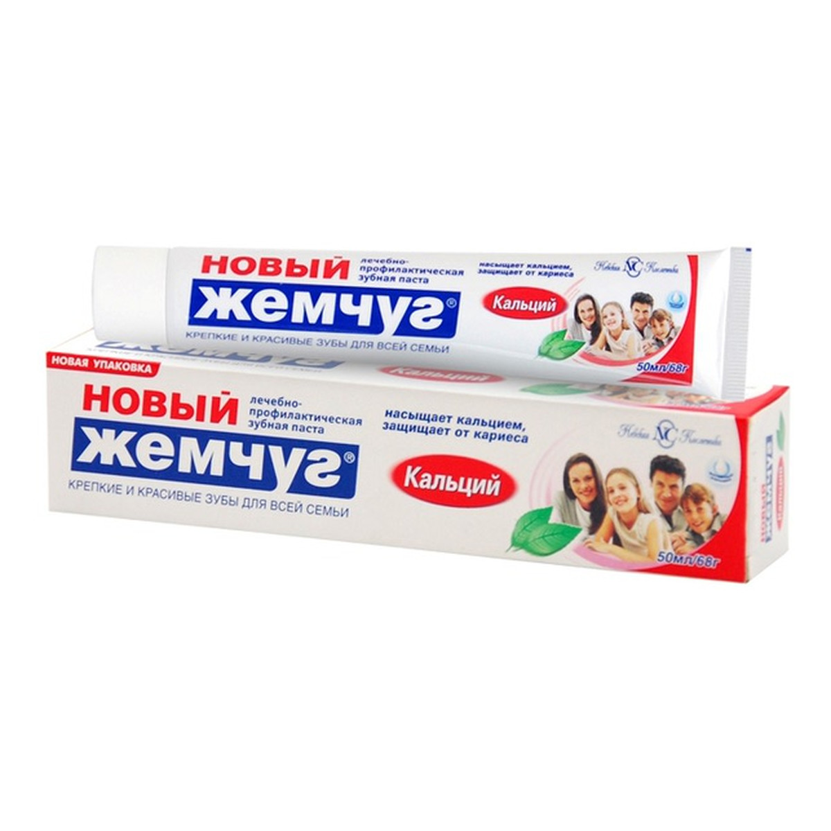 Nevska Kosmetika Pasta do zębów „Nowa perła” z WAPNIEM 50ml
