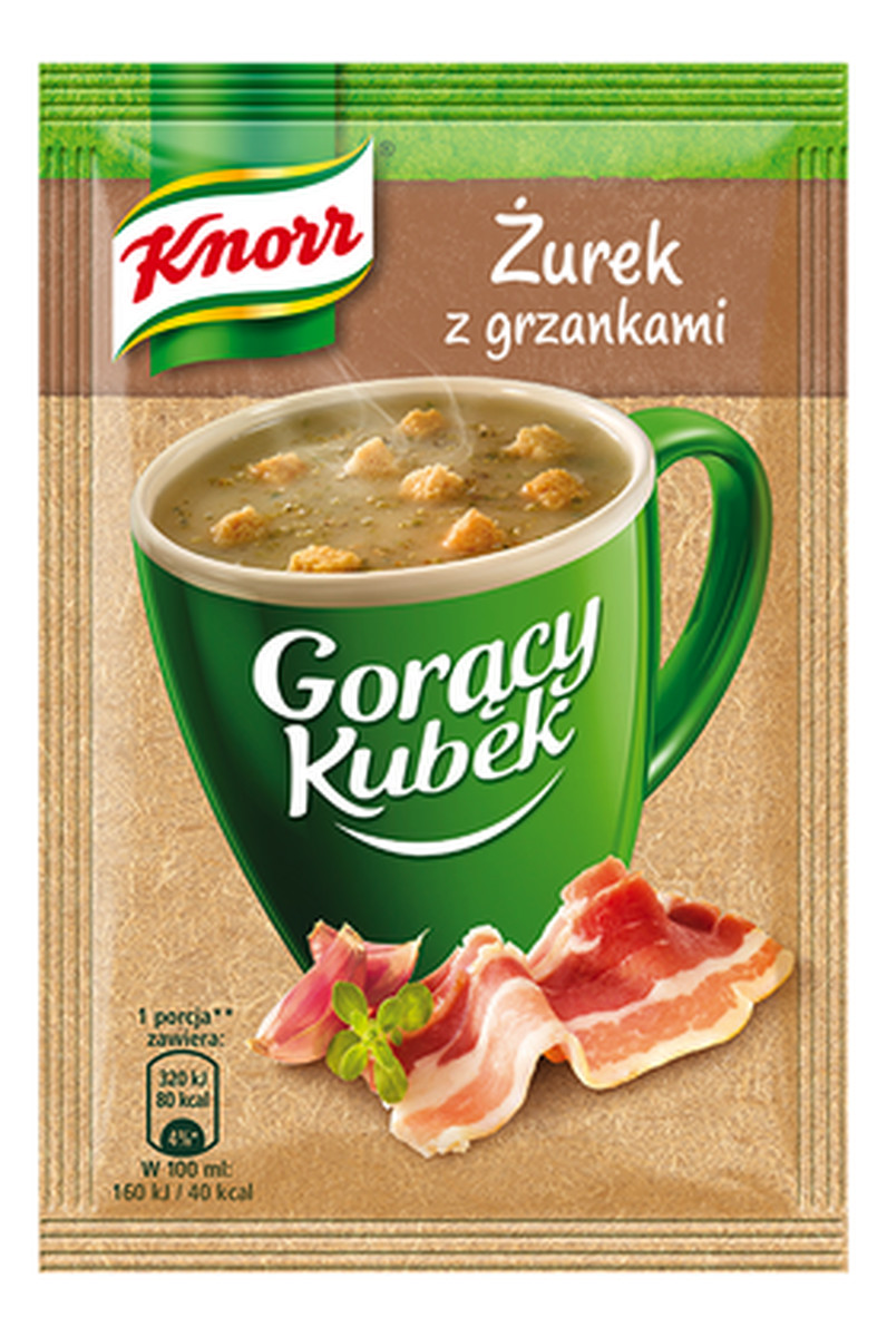 Żurek z grzankami