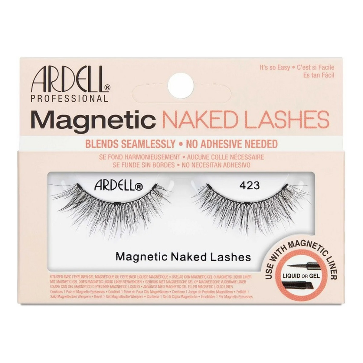 Ardell Magnetic naked lashes magnetyczne sztuczne rzęsy 423 black