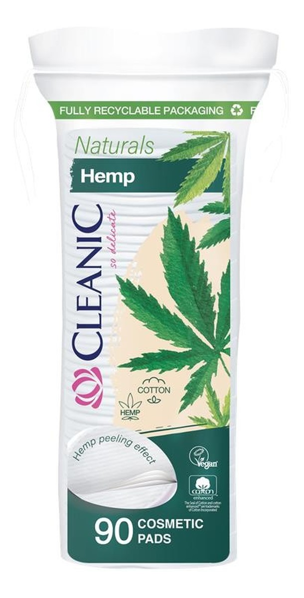 Płatki higieniczne Naturals Hemp 90szt