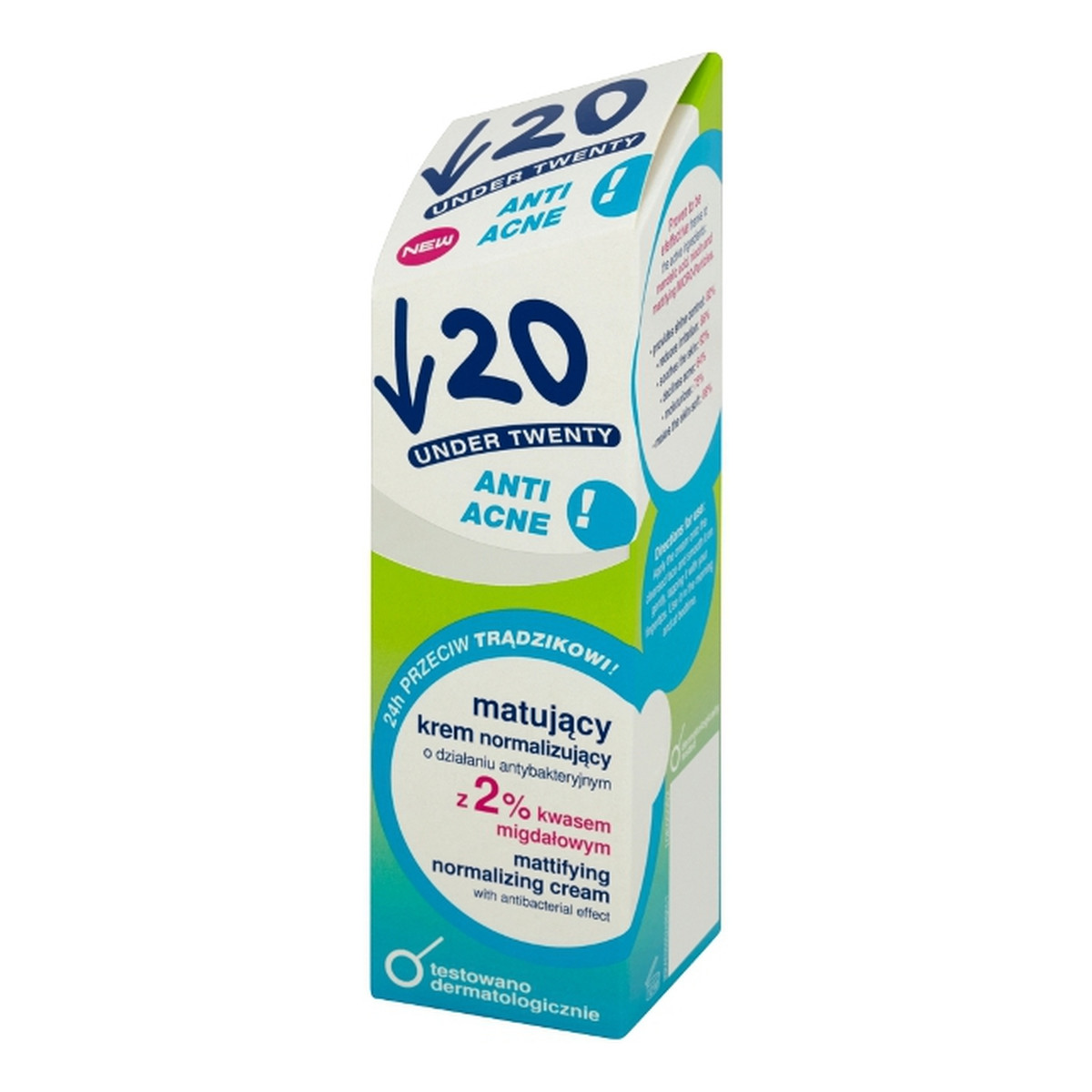 Under Twenty ANTI ACNE Matujący krem normalizujacy 50ml