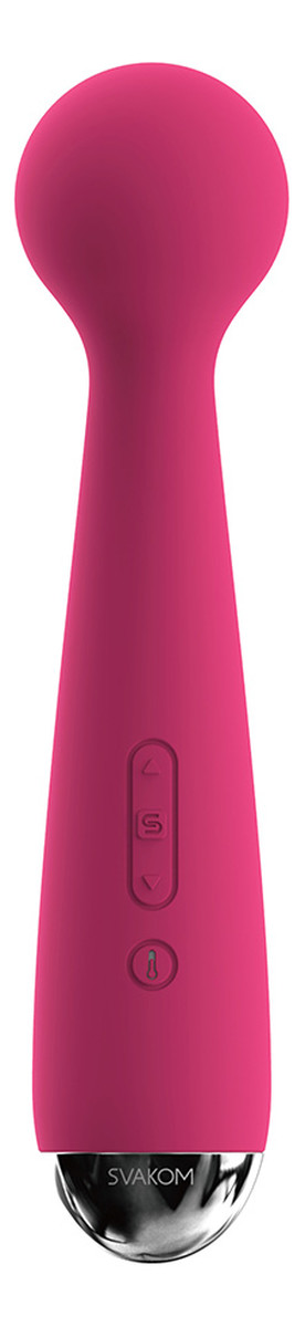 Mini emma minimasażer do ciała plum red