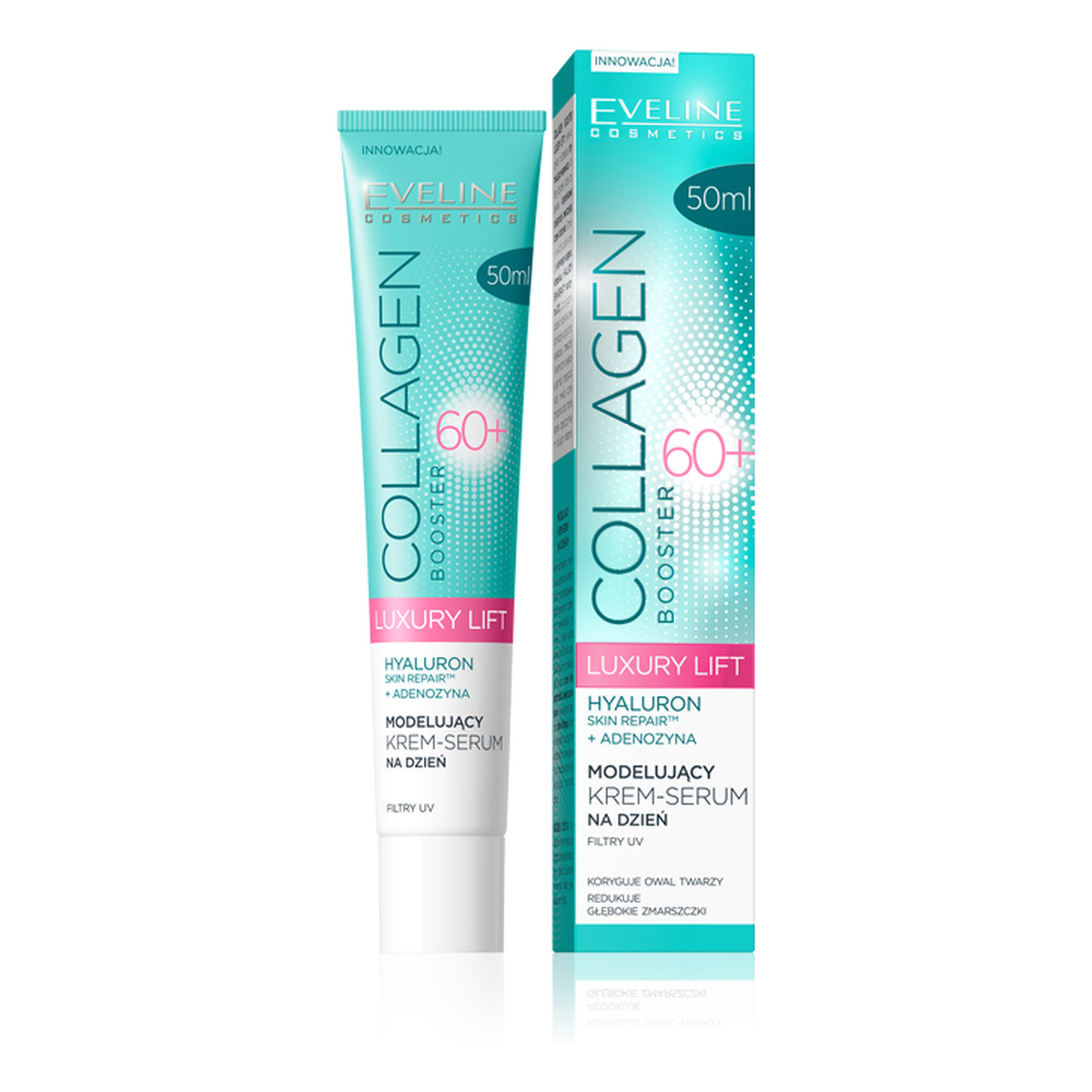 Eveline Collagen Booster Krem - Serum Do Twarzy Modelujący 60+ Na Dzień 50ml