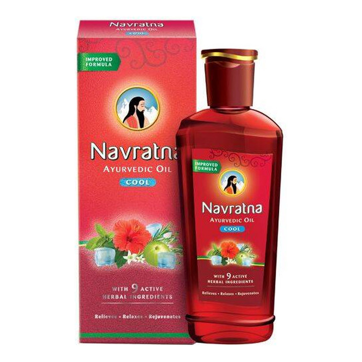 Navratna Ayurvedic Ajurwedyjski indyjski olejek do włosów 90ml