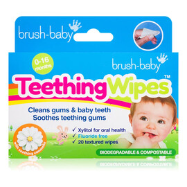 Teethingwipes gaziki higieniczne z rumiankiem dla dzieci 0-16m 20szt.