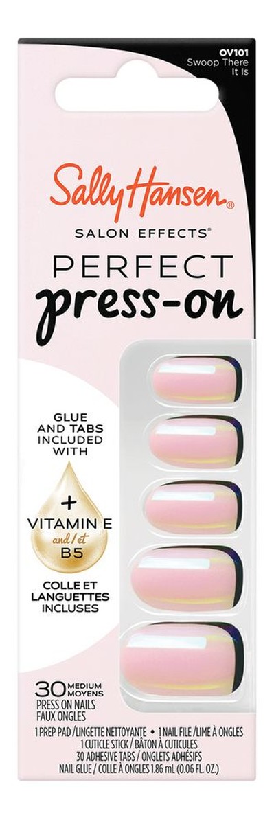 Perfect Press On sztuczne paznokcie samoprzylepne Swoop There It Is 30szt