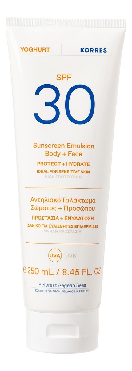 Emulsja ochronna do ciała i twarzy spf30