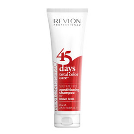 Revlonissimo 45 days conditioning shampoo szampon i odżywka podtrzymująca kolor brave reds