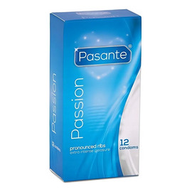 Passion prezerwatywy prążkowane 12szt