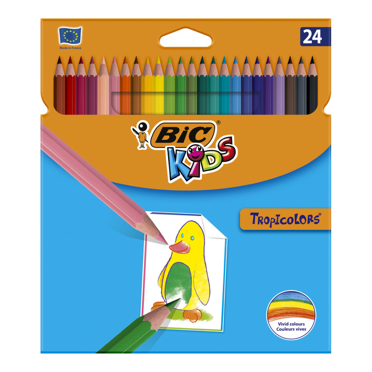 Bic Kids Tropicolors Kredki 24 kolory