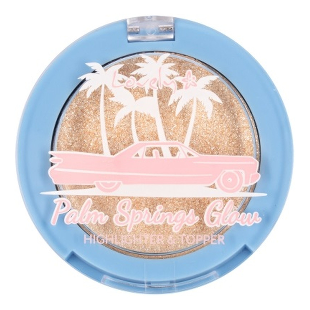 Lovely Palm Springs Glow Highlighter & Topper Rozświetlacz do twarzy 3.9g