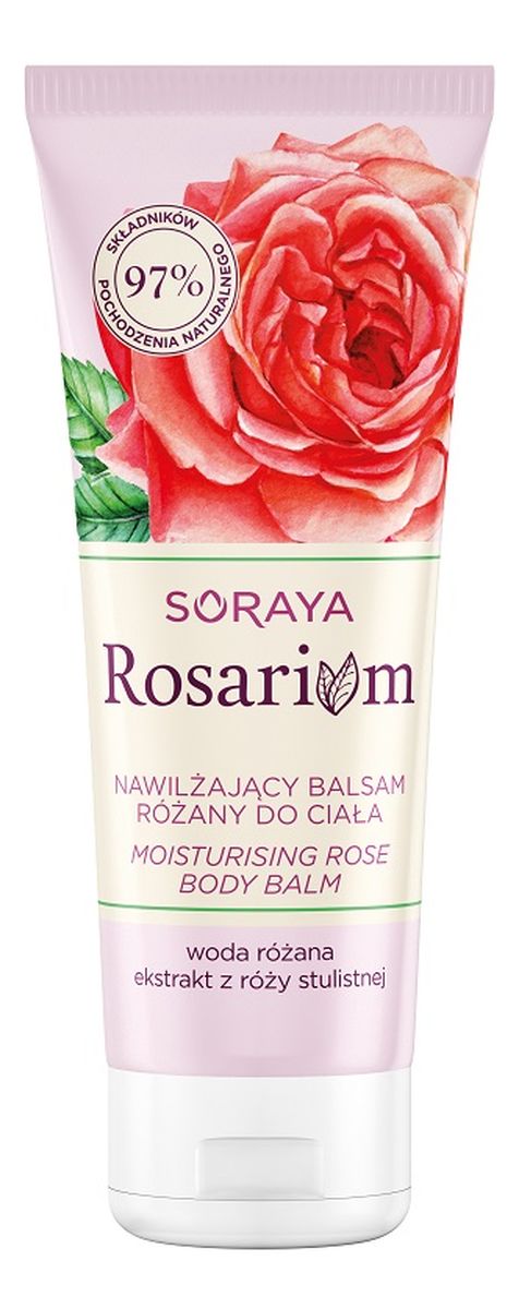 nawilżający balsam różany do ciała