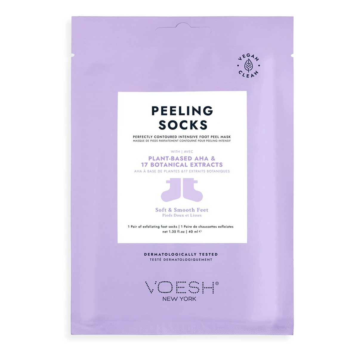 Voesh Peeling socks skarpetki złuszczające z ekstraktem z lawendy 1 para