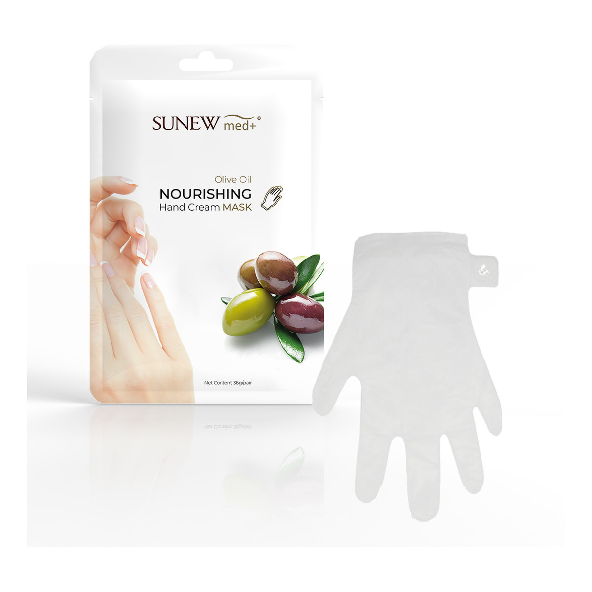 SunewMed+ Nourishing Hand Cream Mask odmładzająca maska do dłoni w formie rękawiczek Oliwa z Oliwek