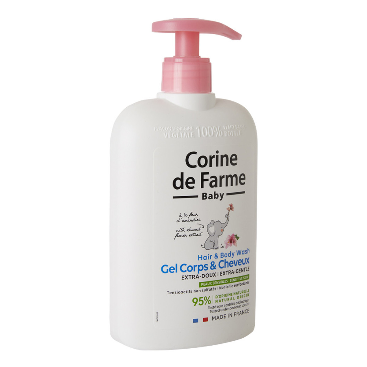 Corine De Farme Bebe Extra-delikatny żel myjący 2w1 z ekstraktem z kwiatu migdałowca 500ml