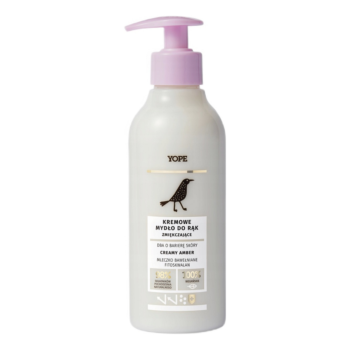 Yope Kremowe zmiękczające Mydło do rąk creamy amber 300ml