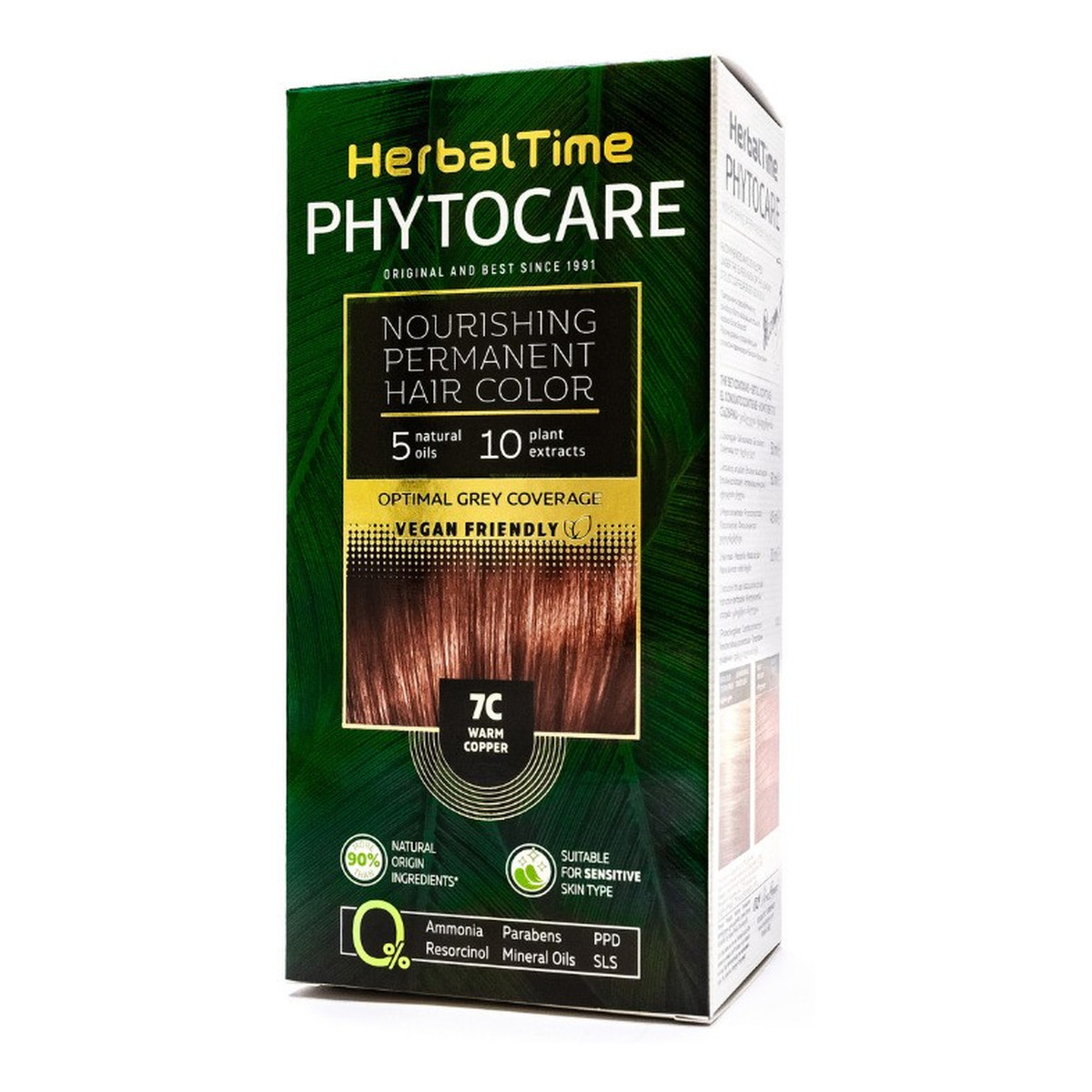 Herbal Time Phytocare Farba do włosów naturalna