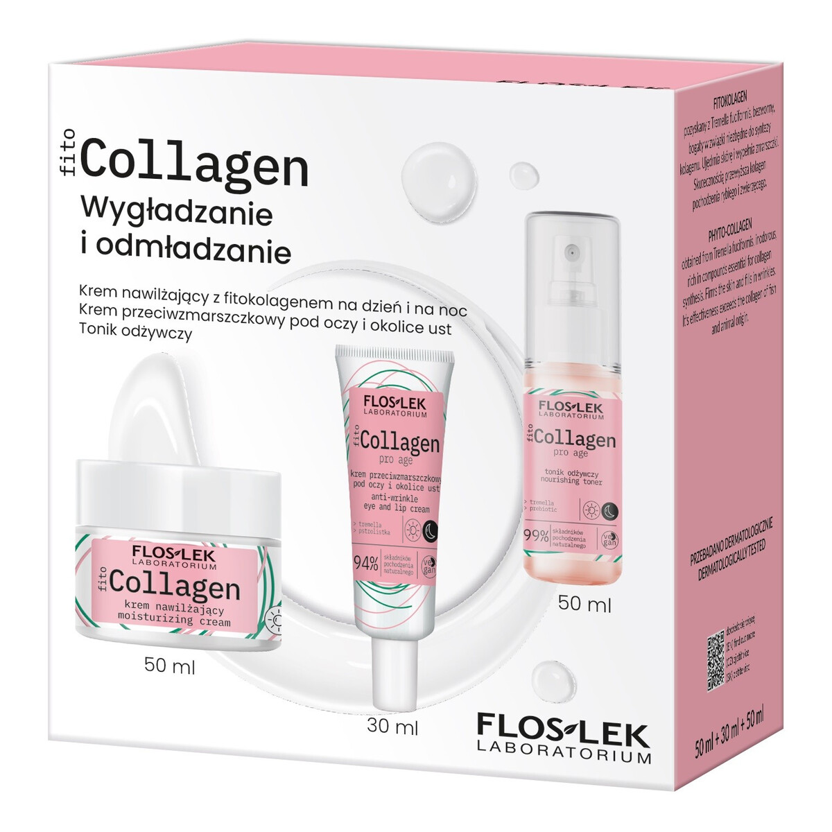 Flos Collagen Zestaw pielęgnacyjny do twarzy
