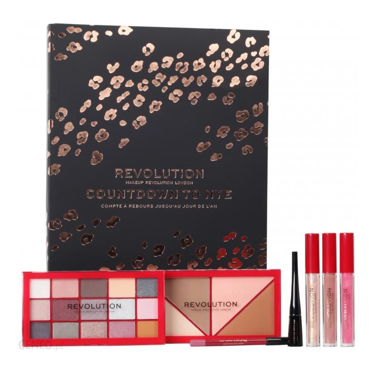 Makeup Revolution XMAS Countdown to NYE Kalendarz sylwestrowy z kosmetykami do makijażu