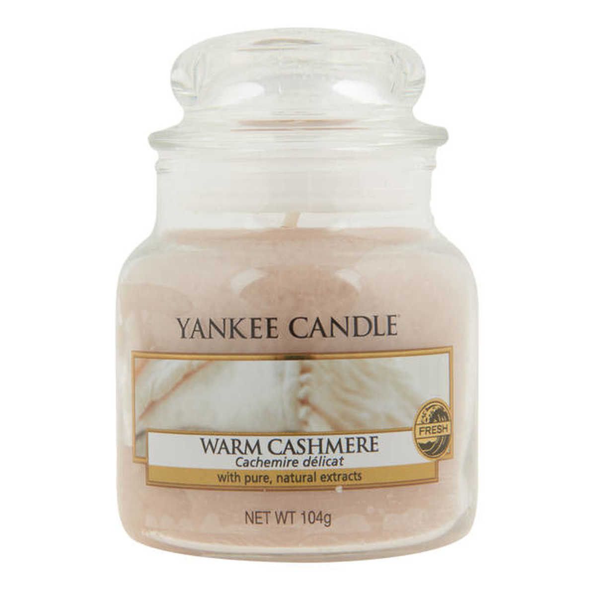 Yankee Candle Small Jar mała świeczka zapachowa Warm Cashmere 104g