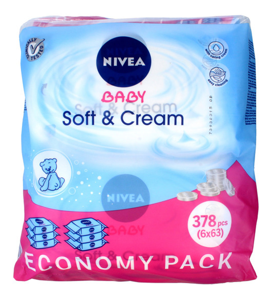Chusteczki Soft & Creme 6 x 63szt