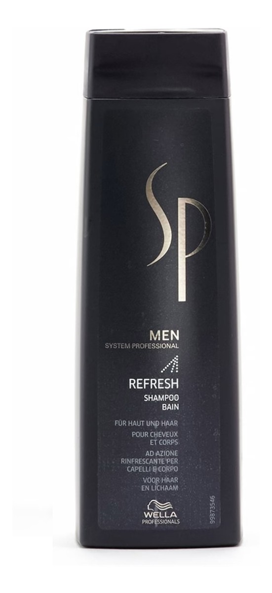 Sp men refresh shampoo odświeżający szampon do włosów i ciała dla mężczyzn