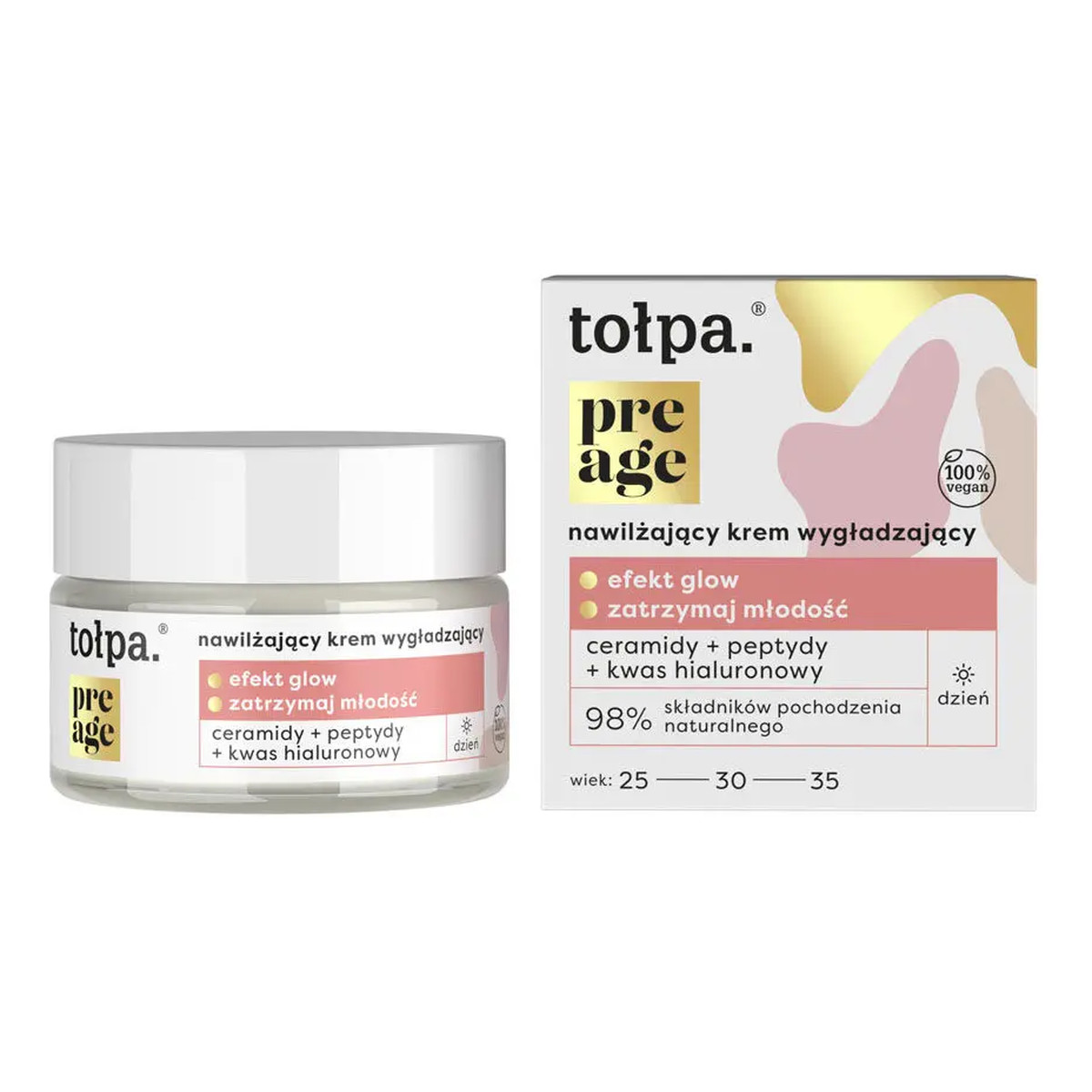Tołpa pre age Nawilżający krem wygładzający na dzień 50ml