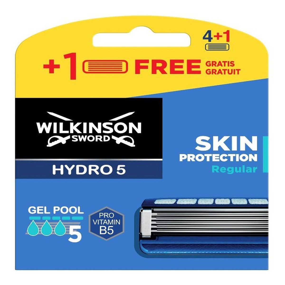 Wilkinson Hydro 5 skin protection regular zapasowe ostrza do maszynki do golenia dla mężczyzn 5szt