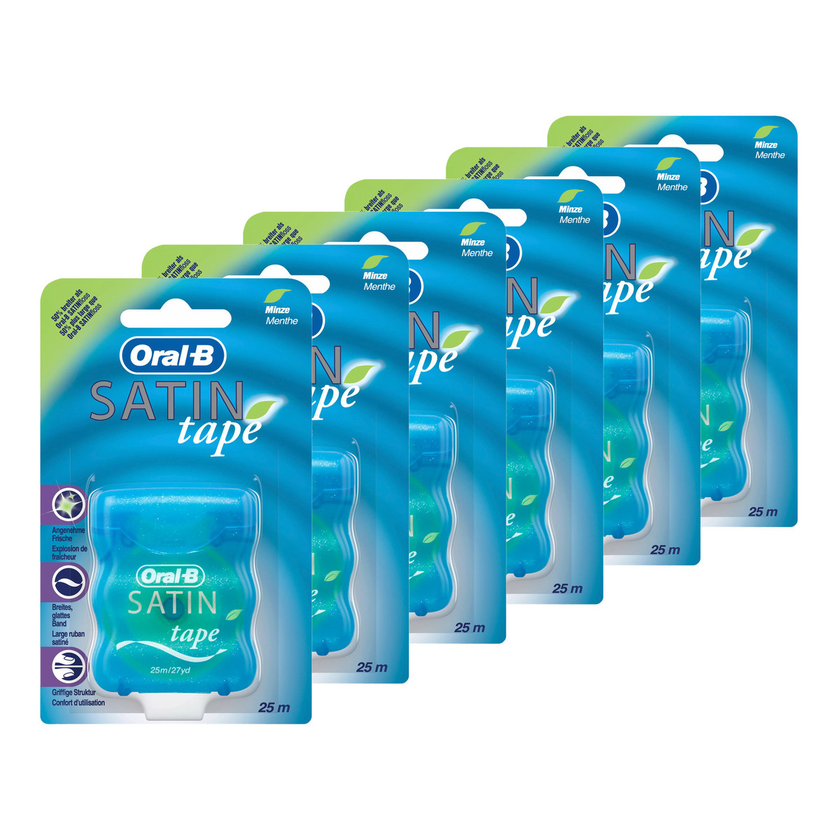 Oral-B Satin Tape Nić Dentystyczna 6szt.