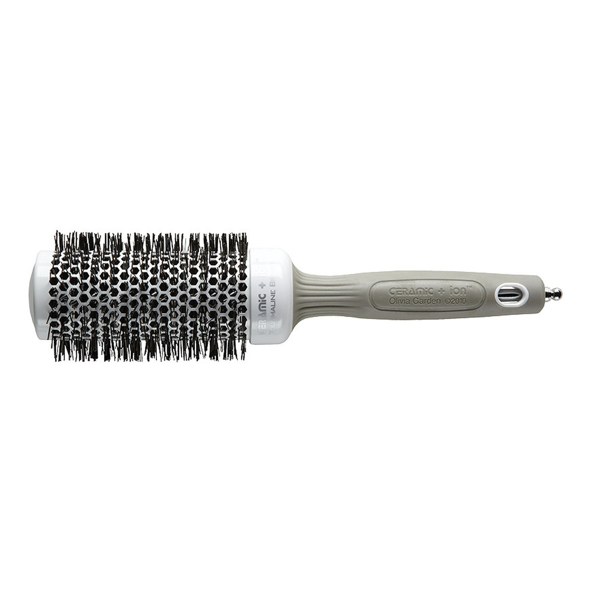 Olivia Garden Expert Blowout Shine szczotka do modelowania i suszenia włosów White/Grey mm