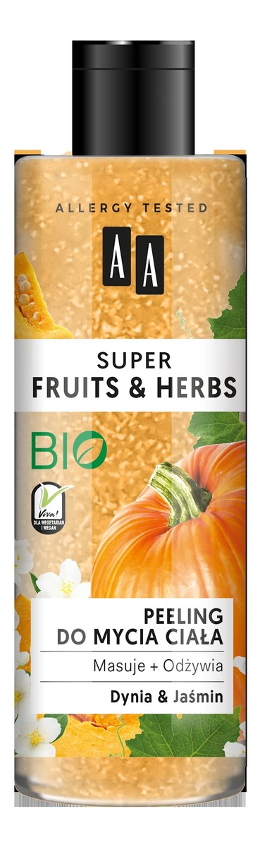 Peeling do mycia ciała Dynia i Jaśmin